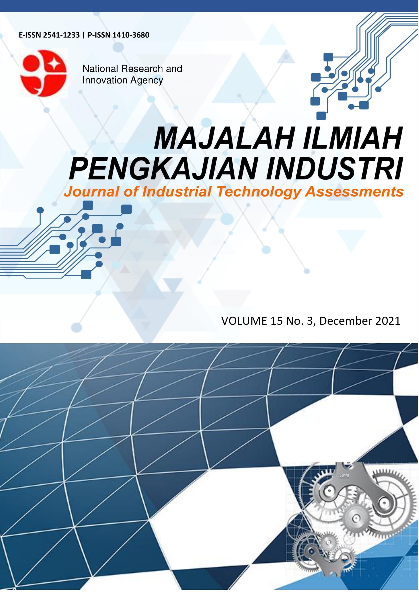 					View Vol. 15 No. 3 (2021): Majalah Ilmiah Pengkajian Industri; Journal of Industrial Research and Innovation
				